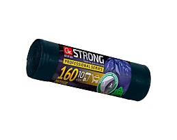 Мешки для мусора 160 л, двухслойные, синие, в рулоне 10 шт., ПВД, 30 мкм, 1100х800 мм, GRIFON SUPER POWER , 101-092 в Новочебоксарске