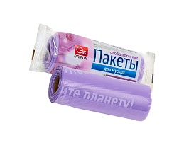 Мешки для мусора 35 л, ароматизированные, сиреневые, в рулоне 20 шт., ПНД, 12 мкм, 560х530 мм, GRIFON Полевые Цветы, 100-034 в Новочебоксарске Мешки для мусора 35 л, ароматизированные, сиреневые, в рулоне 20 шт., ПНД, 12 мкм, 560х530 мм, GRIFON Полевые Цветы, 100-034 в Новочебоксарске