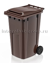 Контейнер для мусора 240 л коричневый облегченный 240 зеленый в Новочебоксарске Контейнер для мусора 240 л коричневый облегченный 240 зеленый в Новочебоксарске