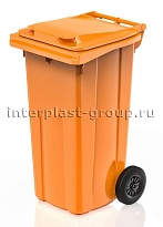 Мусорный контейнер 120 л оранжевый 120 оранжевый в Новочебоксарске Мусорный контейнер 120 л оранжевый 120 оранжевый в Новочебоксарске