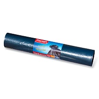 Мешки для мусора 240 л, черные, в рулоне 20 шт., ПВД 35 мкм, 1400х900 мм, PACLAN Big&Strong, 600823 в Новочебоксарске