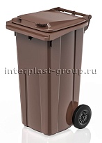 Мусорный контейнер 120 л коричневый 120 коричневый в Новочебоксарске