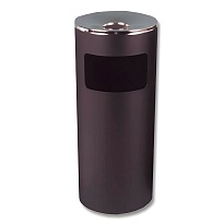 Урна металлическая с пепельницей, Титан, 29 л, черная, оцинкованная сталь в Новочебоксарске