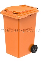 Мусорный контейнер 240 л оранжевый 240 оранжевый в Новочебоксарске Мусорный контейнер 240 л оранжевый 240 оранжевый в Новочебоксарске