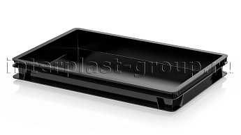 Ящик для полуфабрикатов сплошной черный в Новочебоксарске Ящик для полуфабрикатов сплошной черный в Новочебоксарске