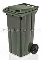 Мусорный контейнер 120 л зеленый в Новочебоксарске Мусорный контейнер 120 л зеленый в Новочебоксарске