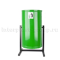 Урна уличная металлическая 21 л круглая зеленая в Новочебоксарске Урна уличная металлическая 21 л круглая зеленая в Новочебоксарске