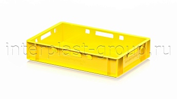 Ящик для мяса и колбасных изделий Е-1 желтый в Новочебоксарске
