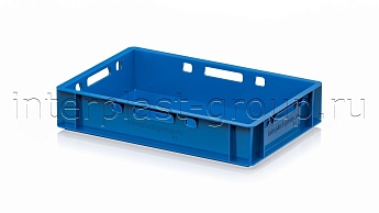 Ящик для мяса и колбасных изделий Е-1 голубой в Новочебоксарске Ящик для мяса и колбасных изделий Е-1 голубой в Новочебоксарске