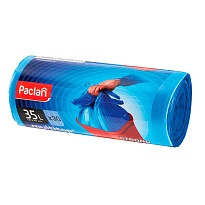 Мешки для мусора 35 л, с ушками, синие, в рулоне 30 шт., ПНД, 10,5 мкм, 640х500 мм, PACLAN Multitop, 600819 в Новочебоксарске Мешки для мусора 35 л, с ушками, синие, в рулоне 30 шт., ПНД, 10,5 мкм, 640х500 мм, PACLAN Multitop, 600819 в Новочебоксарске