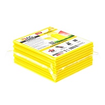 Мешки для мусора 160 л, желтые, в пачке 10 шт., ПВД, 40 мкм, 900х1100 мм, i-Bag в Новочебоксарске Мешки для мусора 160 л, желтые, в пачке 10 шт., ПВД, 40 мкм, 900х1100 мм, i-Bag в Новочебоксарске