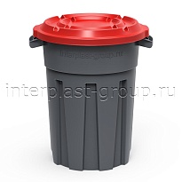Мусорный бак универсальный 80 л серый 80 серый в Новочебоксарске Мусорный бак универсальный 80 л серый 80 серый в Новочебоксарске