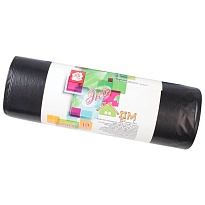 Мешки для мусора 220 л, черные, в рулоне 10 шт., ПВД, 29 мкм, 1100х830 мм, Концепция Быта ЭкоДом, 604924 в Новочебоксарске Мешки для мусора 220 л, черные, в рулоне 10 шт., ПВД, 29 мкм, 1100х830 мм, Концепция Быта ЭкоДом, 604924 в Новочебоксарске