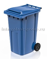 Контейнер для мусора 240 л голубой облегченный 240 голубой в Новочебоксарске Контейнер для мусора 240 л голубой облегченный 240 голубой в Новочебоксарске