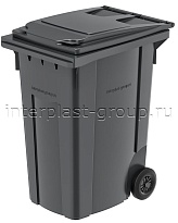Мусорный контейнер 360 л серый 360 серый в Новочебоксарске