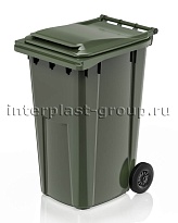 Контейнер для мусора 240 л зеленый облегченный 240 зеленый в Новочебоксарске