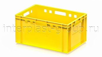 Ящик для мяса и колбасных изделий Е-3 желтый в Новочебоксарске
